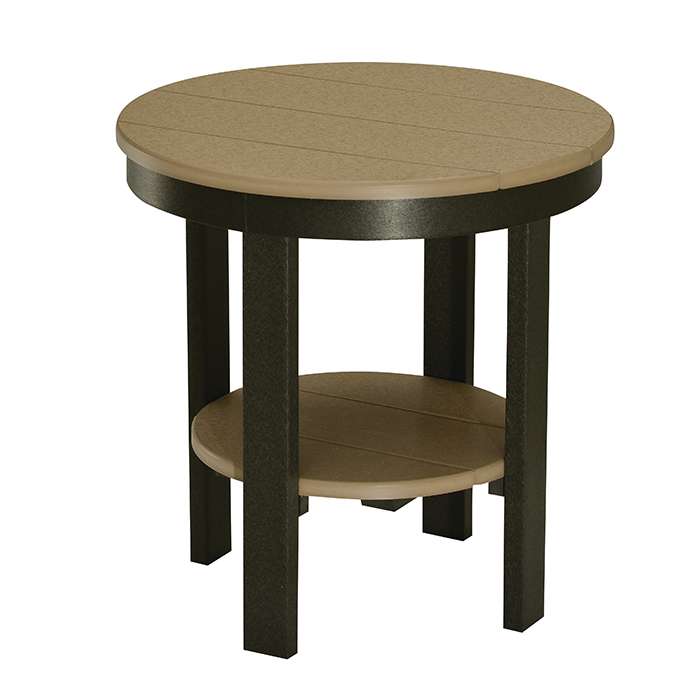 Round End Table - Reg Height