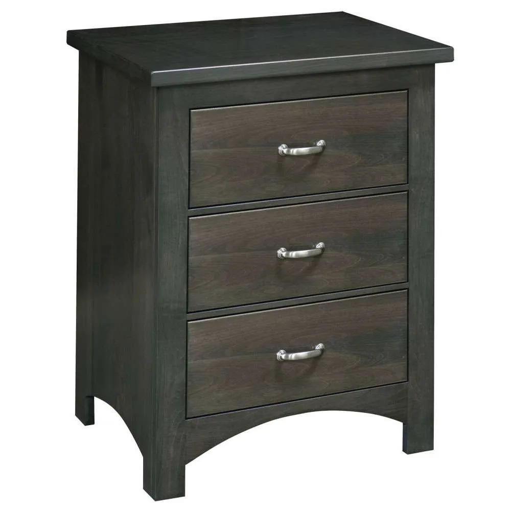 Siesta 3 Drawer Nightstand