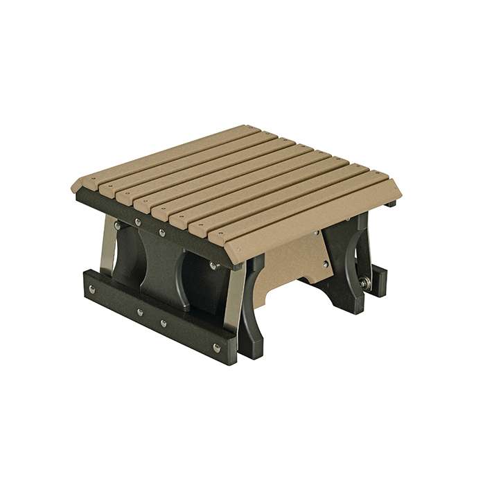 Outdoor Poly Glider Footstool