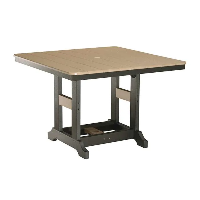 44" Classic Outdoor Poly Square Table