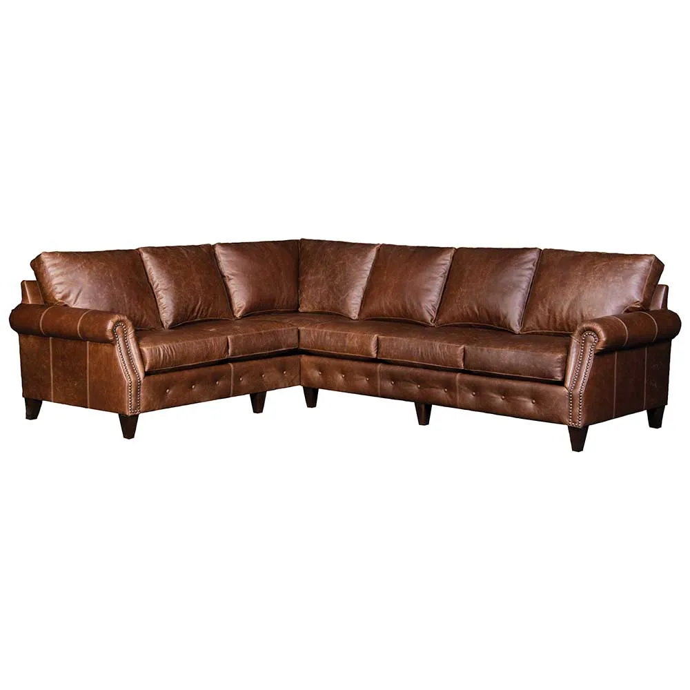 4040 Sectional - Leather- Vacchetta Cocoa
