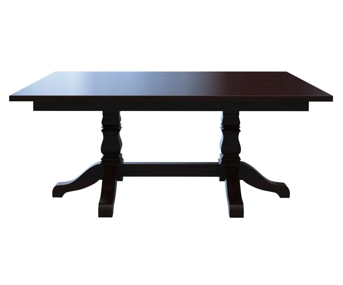 Tulip Double Pedestal Dining Table