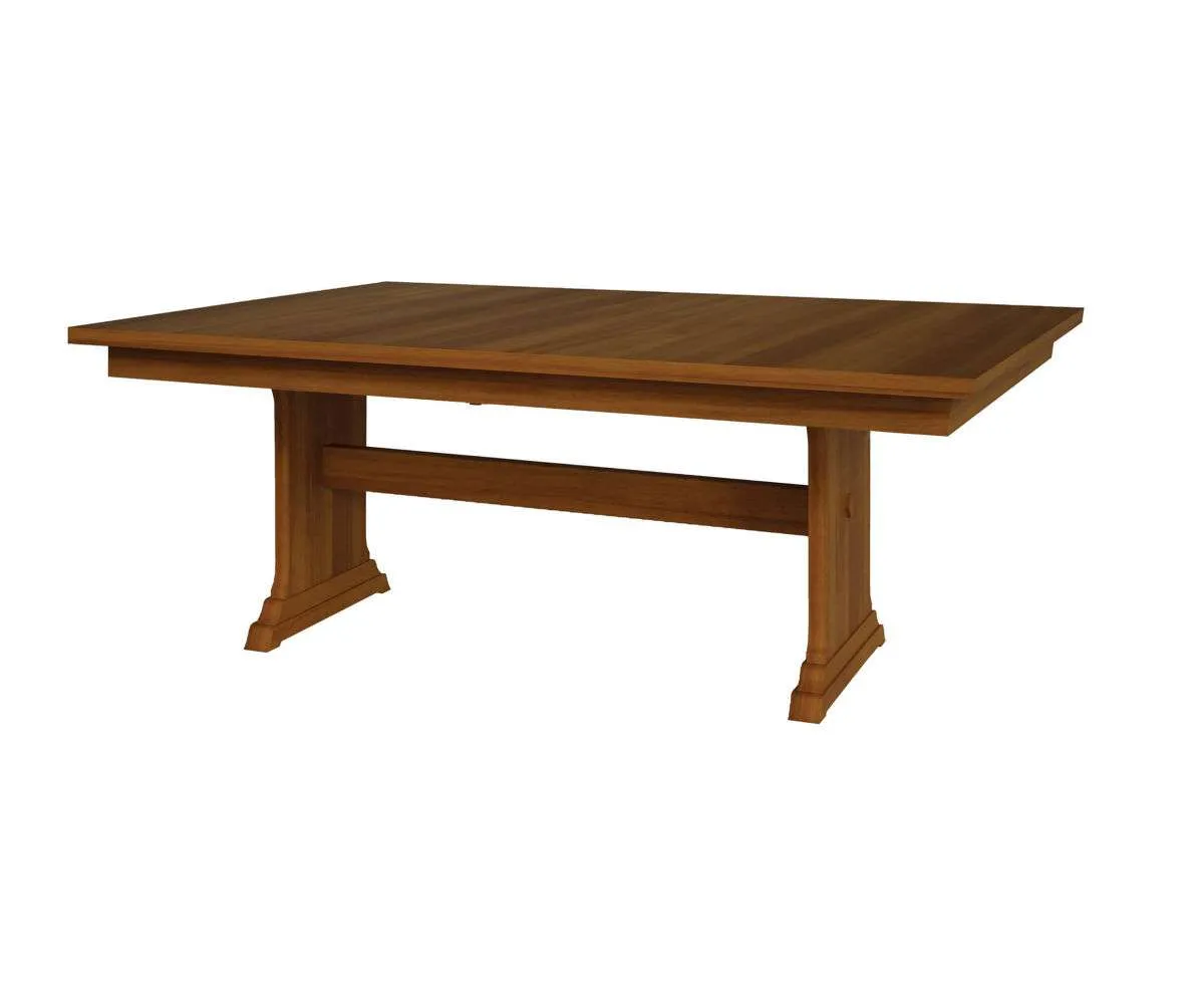 Hoover Double Pedestal Dining Table