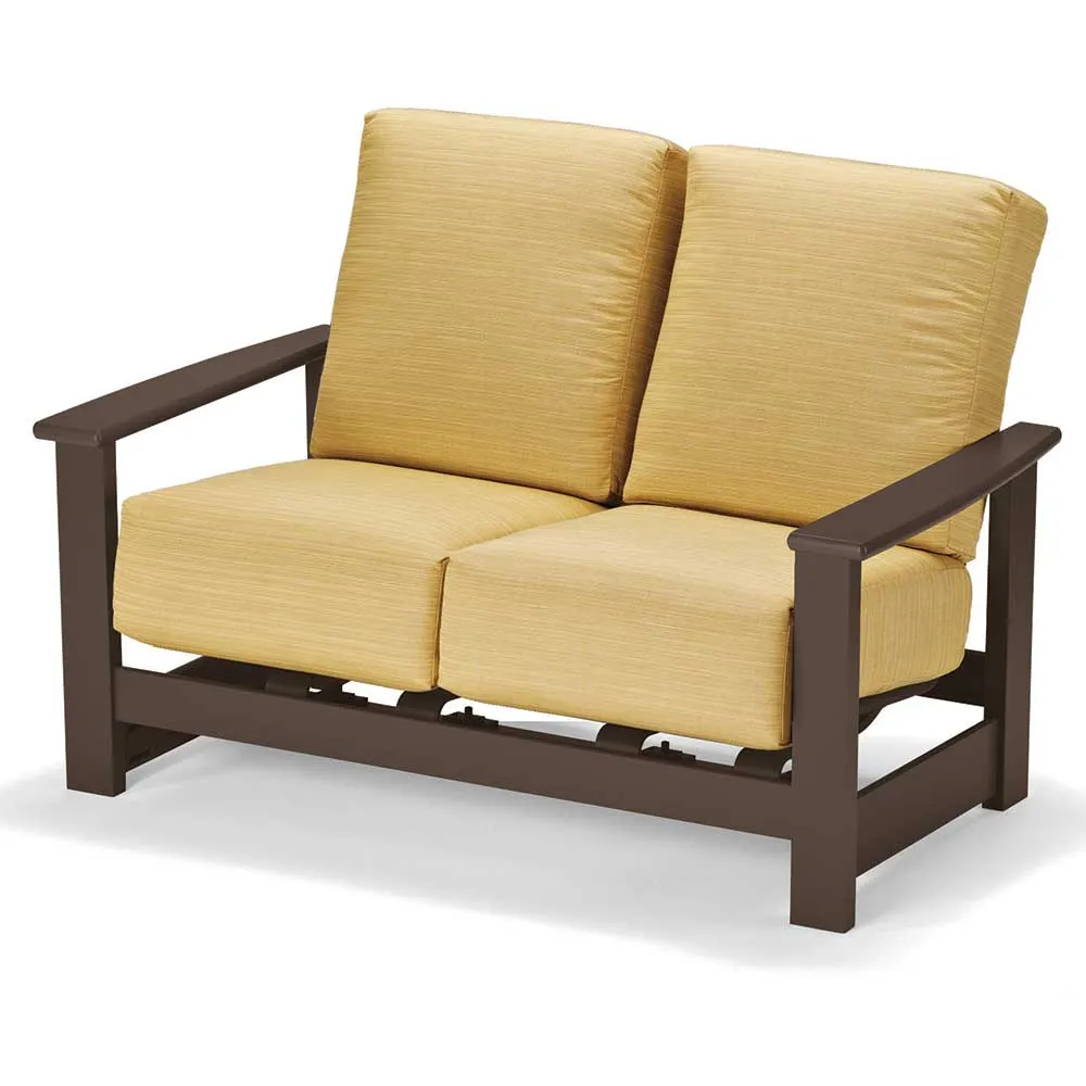 Telescope Leeward Outdoor Deep Seating Cushion Loveseat