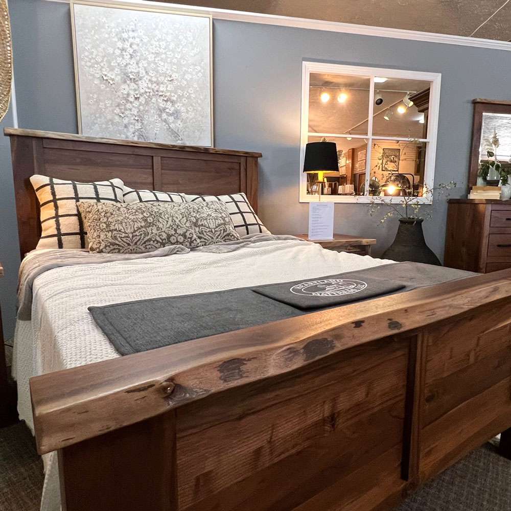 Live Edge King Bed