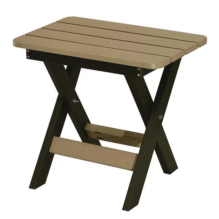 Folding Outdoor Poly End Table