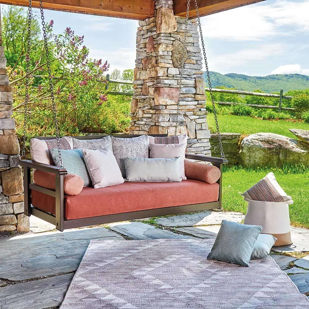 Telescope Outdoor Cushion Porch Swing - Image 2