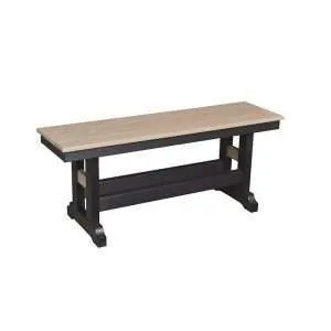 44" Classic Outdoor Poly Dining Bench